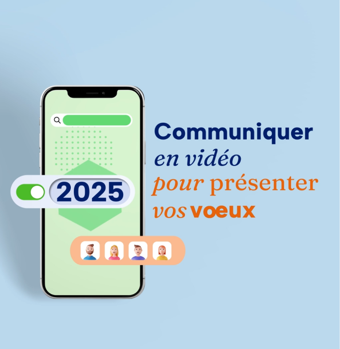Communiquer en video pour présenter vos voeux